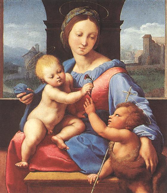 Aldobrandini Virgen. Rafael Sanzio